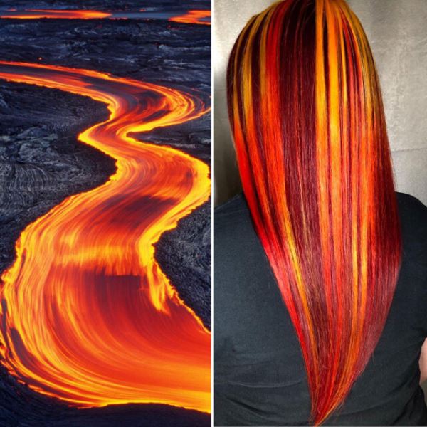 Парикмахер окрашивает волосы своих клиенток, вдохновляясь окружающим миром (29 фото)