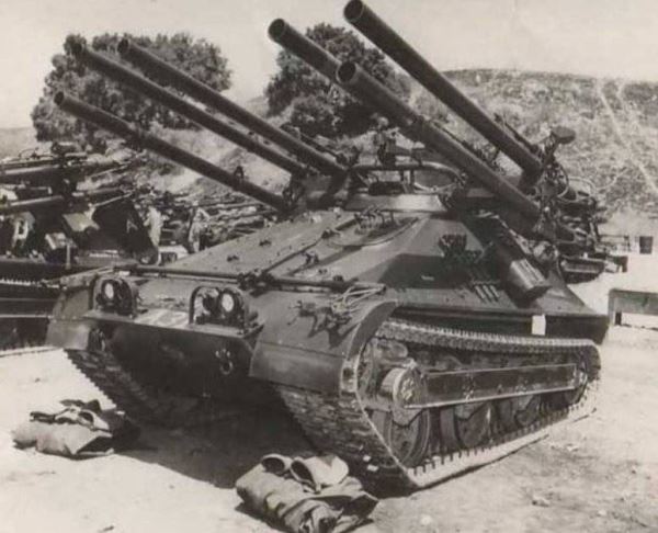 Шестиствольная 106-мм противотанковая самоходная артиллерийская установка M50 Ontos